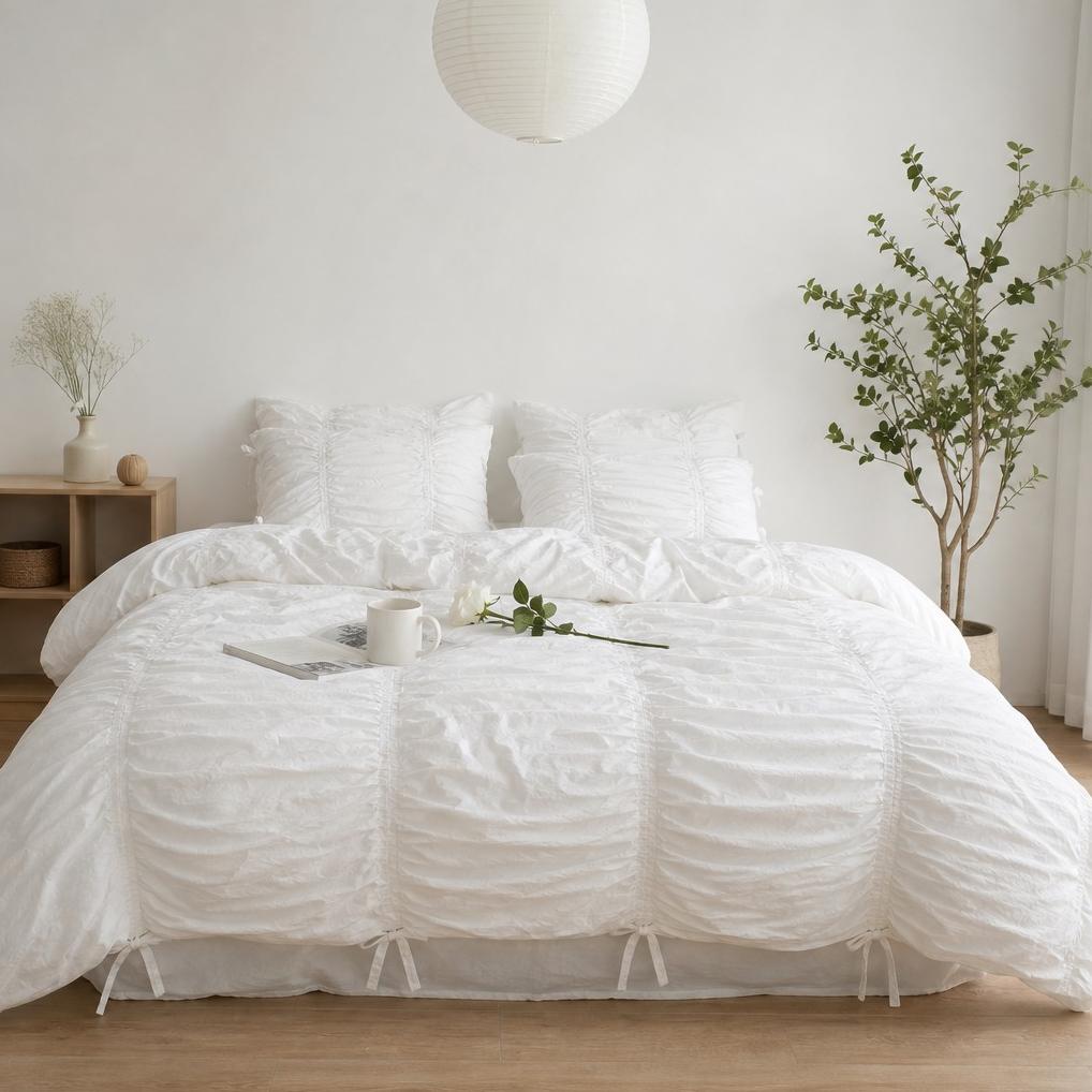 Ruffle bedding scene 6