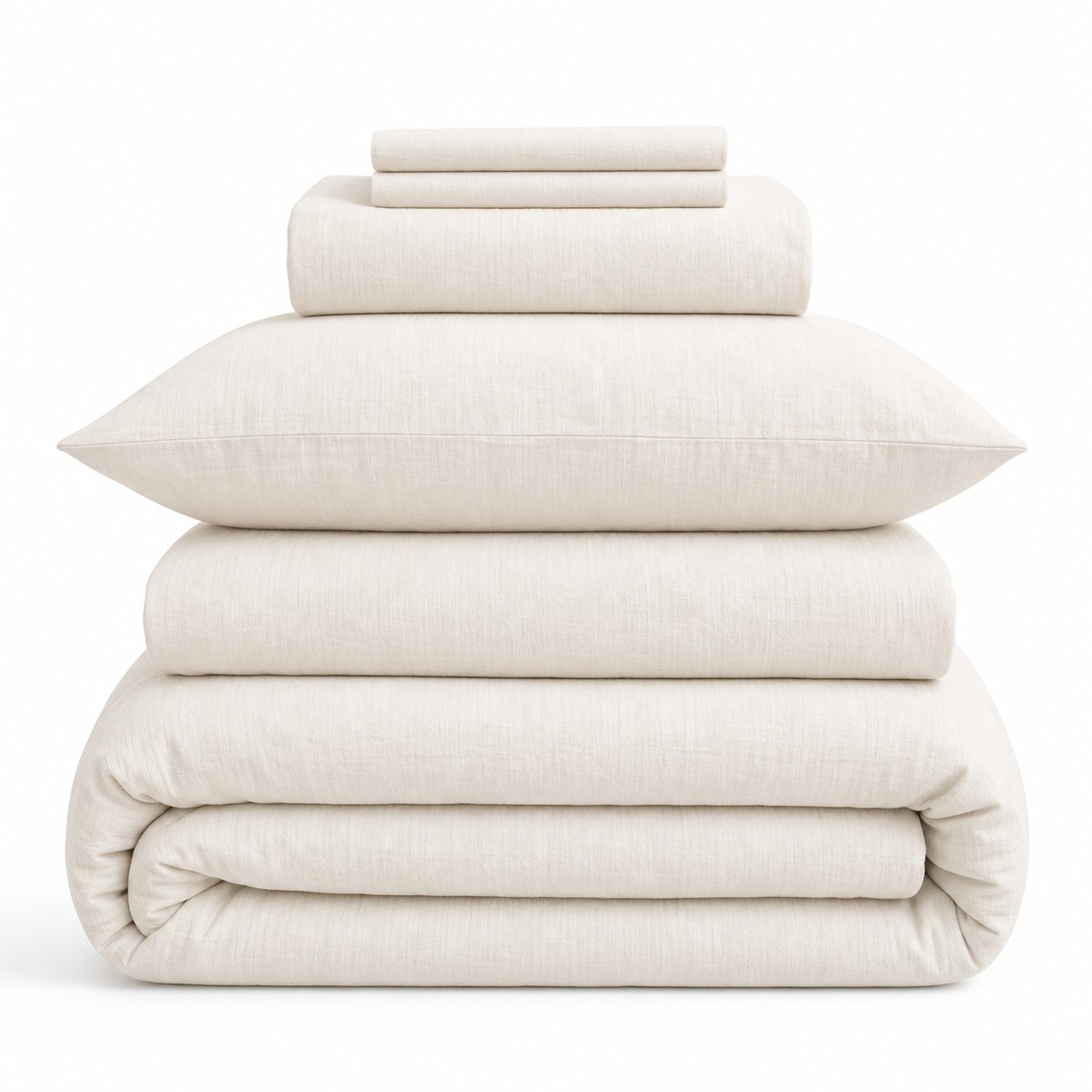Pure Cotton White Bedding Set