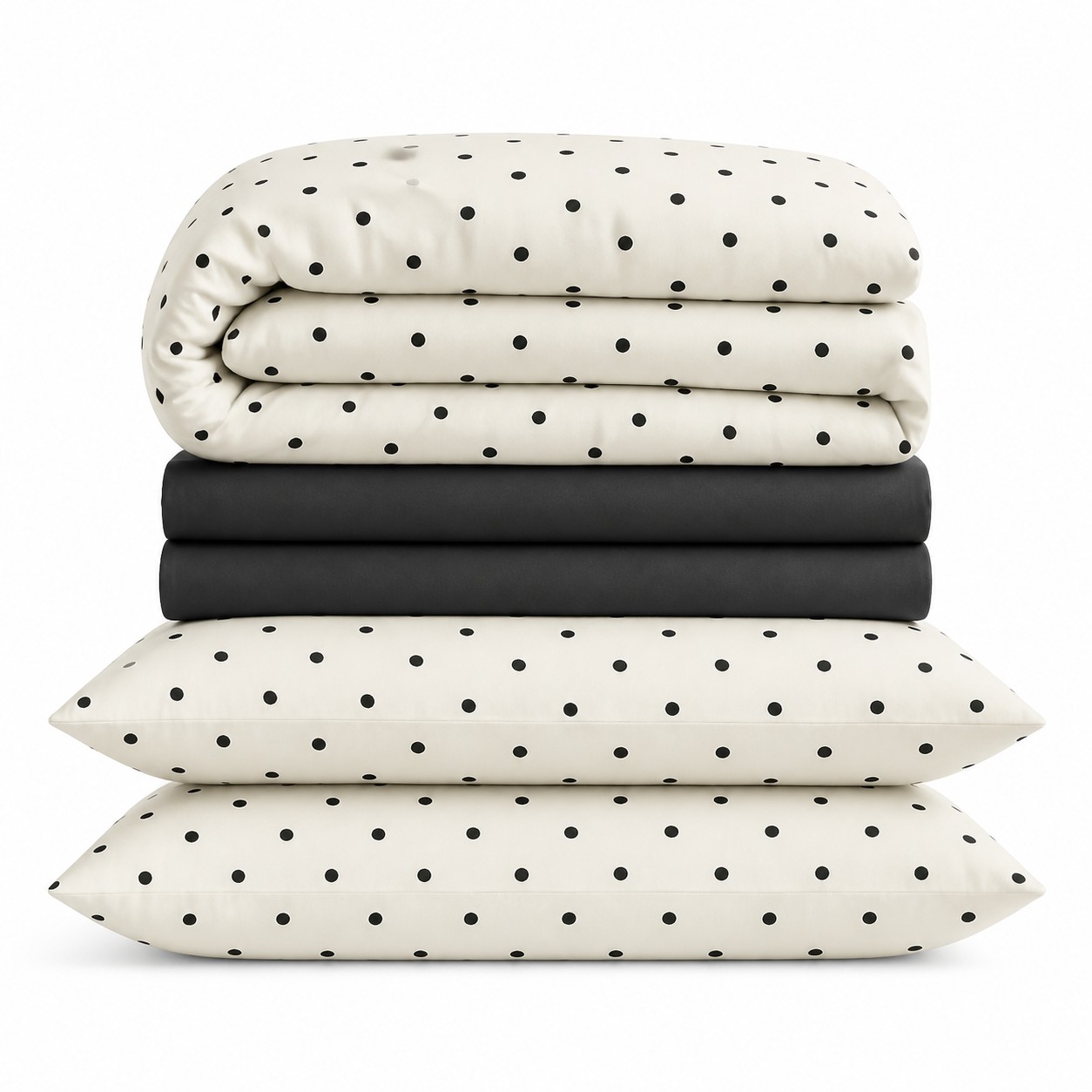 Polka Dot Jersey Bedding Set